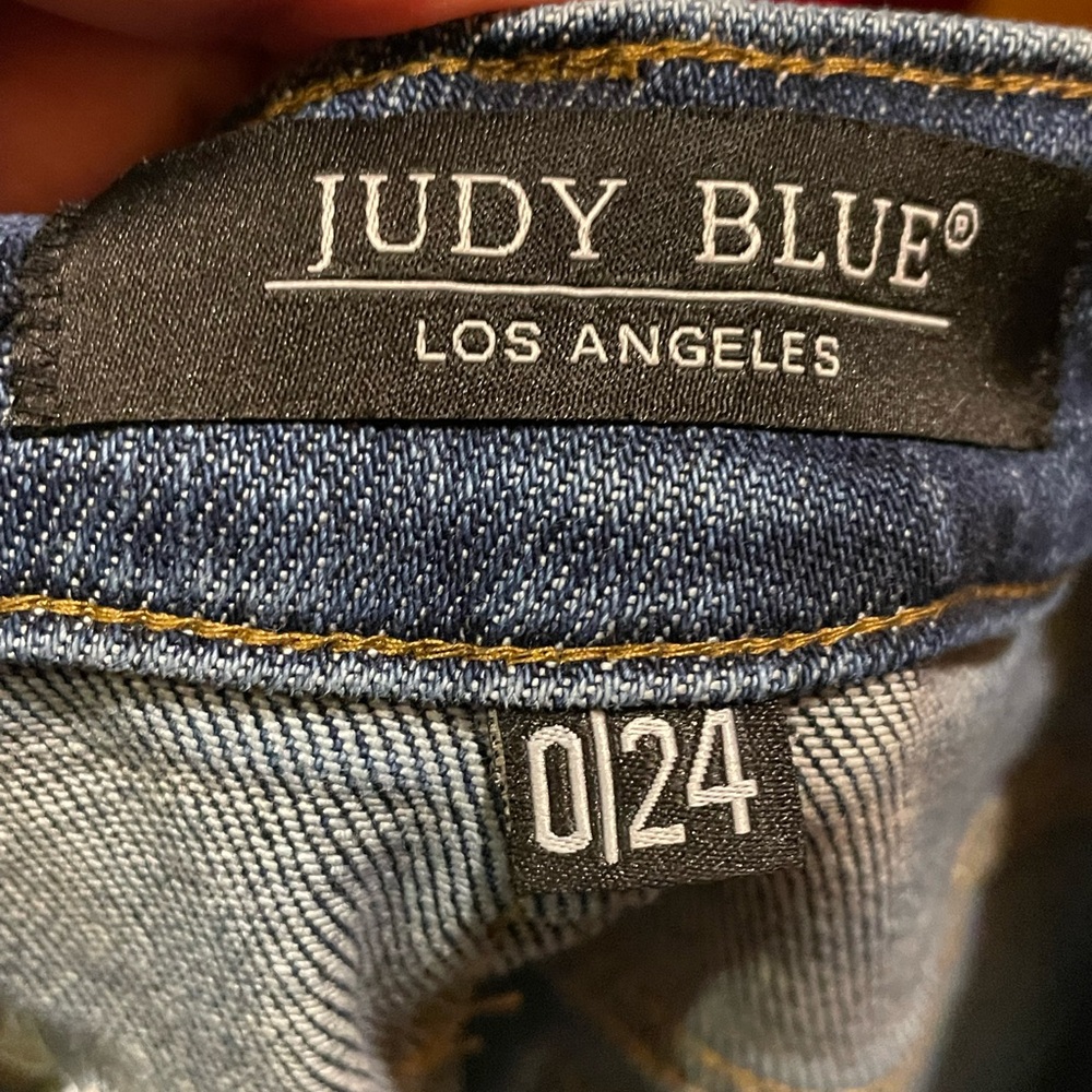 Judy Blue Women's Dark Blue Boyfriend Jeans. size ZERO